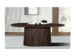 Oval Mango Wood Dining Table MITCHEL-18