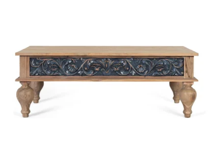 solid sheesham wood coffee table-11