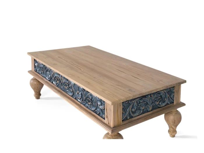 solid sheesham wood coffee table-11 - Image 3