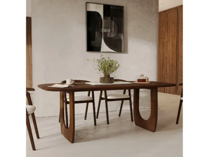 Maya Mango Wood Rectangular Dining Table-21