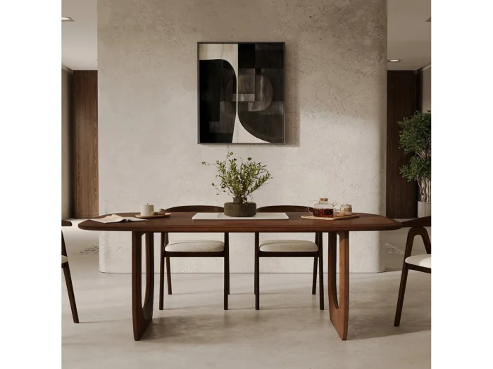 Maya Mango Wood Rectangular Dining Table-21 - Image 5