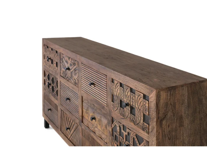 Solid Mango Wood Sideboard-20 - Image 6