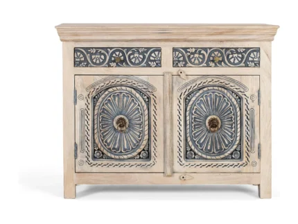 Solid Mango Wood Credenza-15