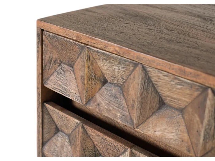 Solid Mango Wood Credenza-14 - Image 2