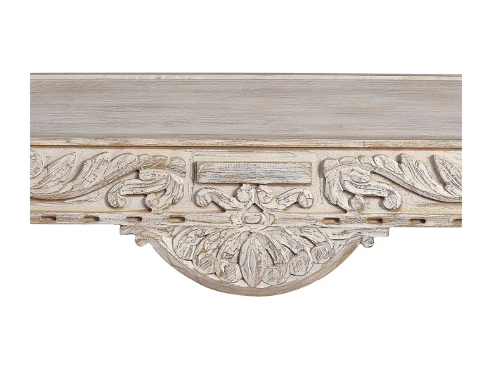 Hand Carved Solid Mango Wood-16 Coffee Table - Image 3